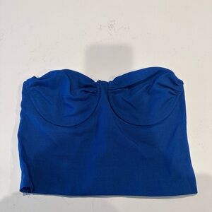 Lulu's Blue Crop Top